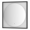 Зеркало с подсветкой Defesto ECLIPSE DF 2222R 70х70 подвесное