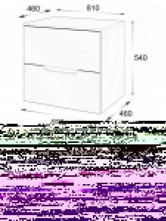 Тумба с раковиной Orange Line Li-80TuwMDF+B07-600W 80х50