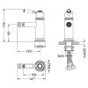 Смеситель Timo Arisa 5312/02F на биде бронза