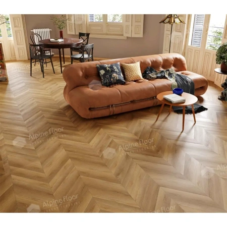 SPC ламинат Alpine Floor Chervon Alpine ECO 18-18 MC Баварский лес Chevron толщина 0.5 см 43 класс 600х127