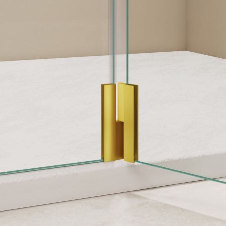 Душевая перегородка RGW Walk In 351005013-16 110х195 стекло прозрачное профиль золото