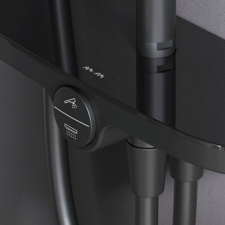 Душевая стойка Am.Pm Like F0780222 настенная цвет черный