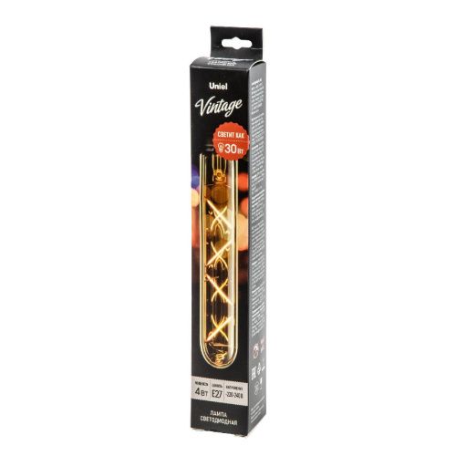 Лампа светодиодная Uniel Vintage (Винтаге) LED-L32A-4W/GOLDEN/E27 GLV21GO - фото 2
