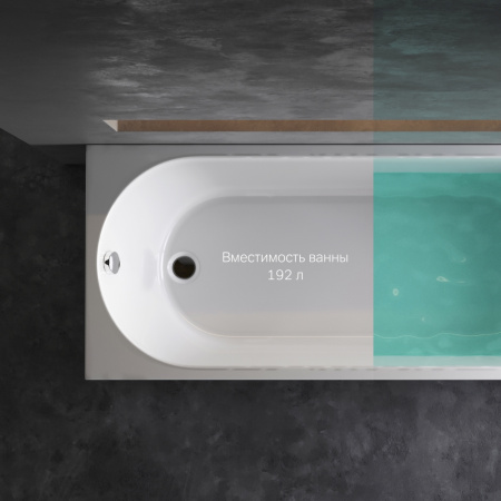 Ванна акриловая Am.Pm X-Joy W94A-170-070W-A1 170х70 пристенная прямоугольная без каркаса