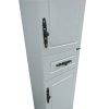 Шкаф-пенал Comforty Севилья 00004137101CF 40х190 подвесной цвет белый
