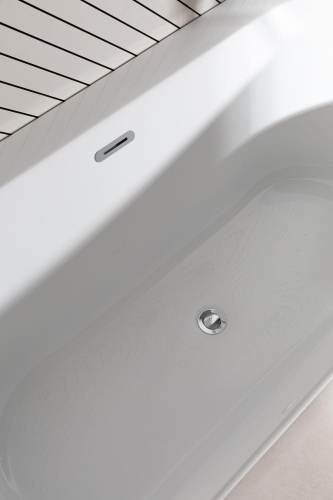Ванна акриловая Allen Brau Priority 2.31004.20A 170х78 пристенная асимметричная - фото 5