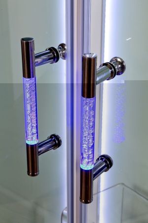 Душевая кабина AvaCan A102RLED+GM 120х80 асимметричная с крышей ориентация правая