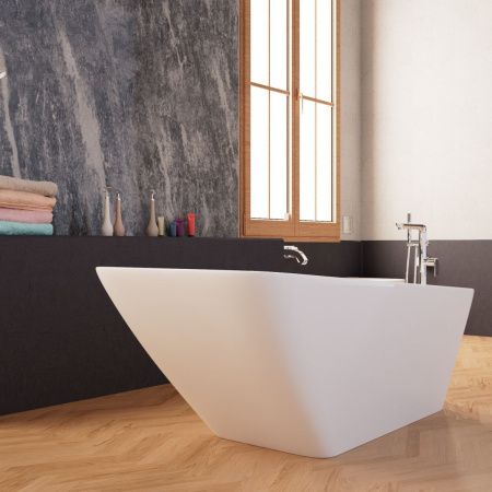 Ванна акриловая Frank 12517 170х80 отдельностоящая прямоугольная с ножками