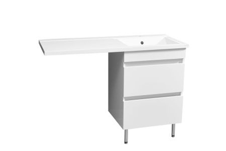 Тумба под раковину Stella Polar Мадлен SP-00000406 60х50 напольная цвет белый