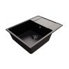 Кухонная мойка Maretti KT650-BL 65х50 цвет черный поверхность матовая