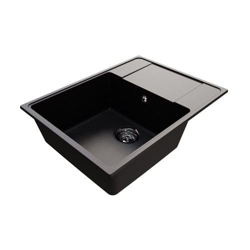 Кухонная мойка Maretti KT650-BL 65х50 цвет черный поверхность матовая - фото 4