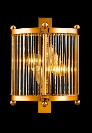 Светильник настенный Crystal Lux Tadeo (Тадео) TADEO AP2 GOLD/TRANSPARENTE
