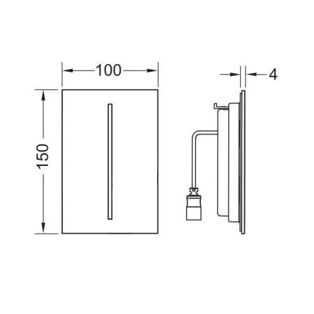 Лицевая панель Tece TECEfilo 9242068
