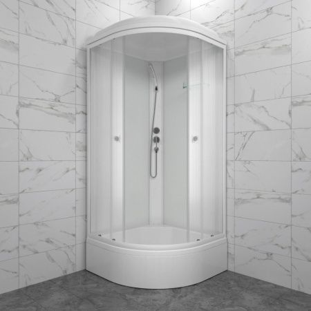 Душевая кабина Тритон Лайт Щ0000061850 90х90 четверть круга с крышей ориентация универсальная