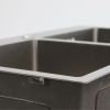 Кухонная мойка Melana ProfLine DS8045H 80х45 цвет серый поверхность матовая