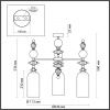 Люстра на штанге Odeon Light BIZET (БИЗЕТ) 4855/3C