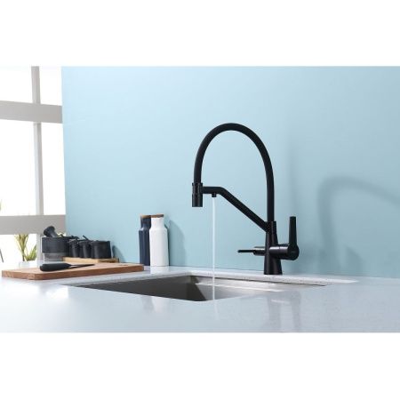 Смеситель для кухни Raglo R80 R80.62.06 на мойку черный