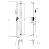 Душевой гарнитур Gessi Anello 63482#149 настенный никель