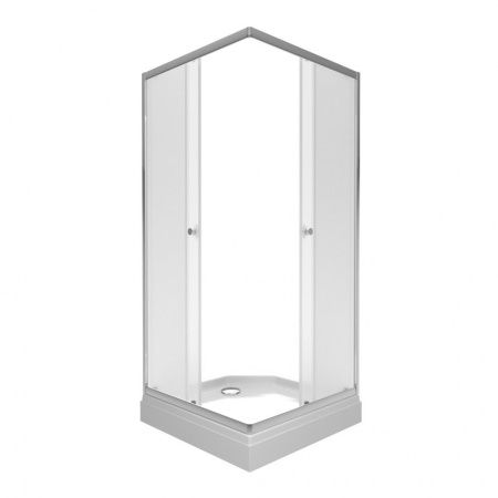 Душевой уголок Тритон Вента Щ0000067980 80х80 стекло матовое профиль хром с поддоном