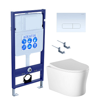 Сет унитаз + инсталляция Aquatek SET AQUATEK НИКА-013 4в1