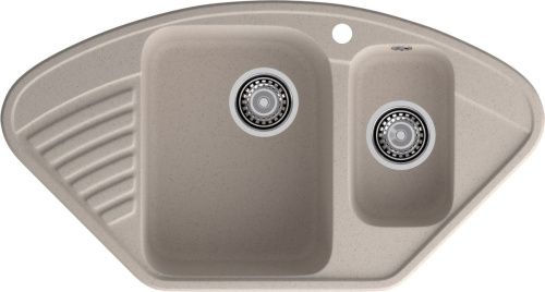 Кухонная мойка Granfest Quarz 14 песочный 93х50 цвет бежевый поверхность матовая