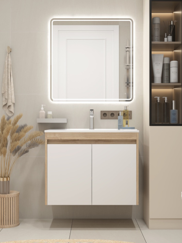 Тумба с раковиной Teymi Netta F15937 80х46х62 подвесная - фото 5