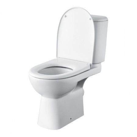 Унитаз-компакт напольный с бачком Roca Access 734P23800Y белый с сиденьем микролифт каскадный смыв