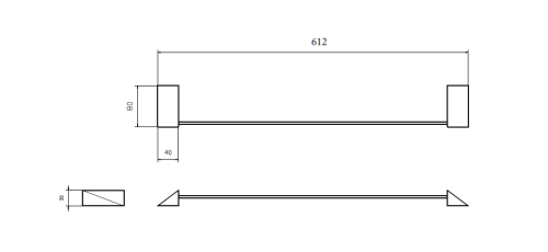 Полотенцедержатель Boheme New Venturo 10312-G - фото 2