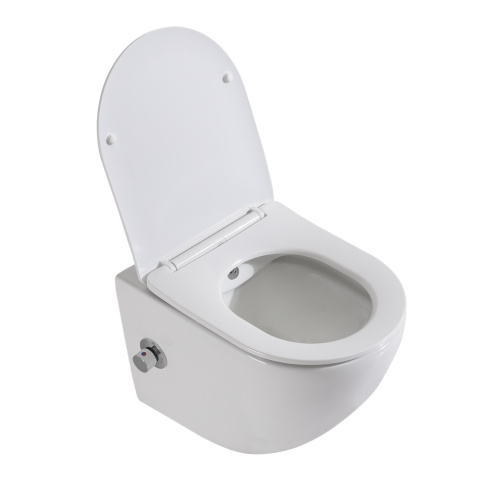 Унитаз подвесной BelBagno UNO BB3105CHR-BS/SC белый с сиденьем микролифт безободковый каскадный смыв - фото 2