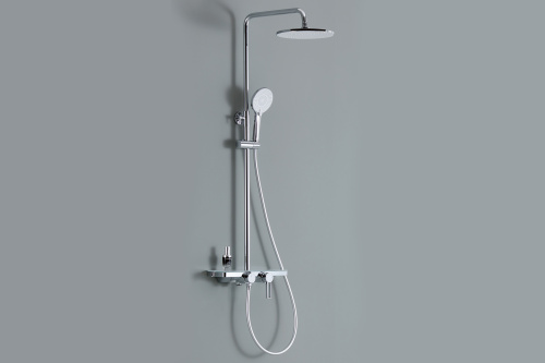Душевая стойка Royal Bath RB83123 настенная цвет хром