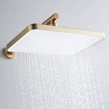 Душевая система Shevanik S9935G встраиваемая в стену цвет золото