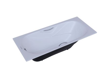 Ванна чугунная Aquatek ГАММА AQ8050FH-00 150х75 пристенная прямоугольная с ножками с ручками