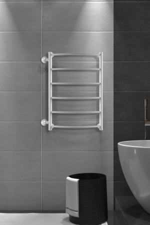 Полотенцесушитель Indigo Arc LASW70-40WM-б/п-60 48х70 водяной белый матовый