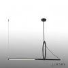 Светильник подвесной iLedex Zoom (Зоом) 8075P/S-18W-3000K MBK-WH