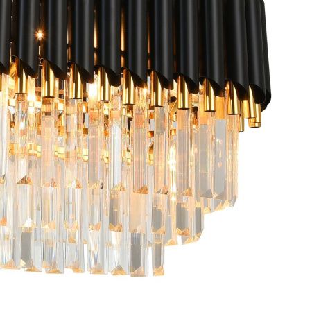 Люстра подвесная Natali Kovaltseva DARIAN (ДАРИАН) DARIAN 76017/8C GOLD BLACK