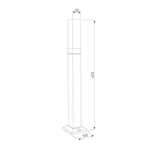 Ландшафтный светильник Elektrostandard Techno Led (Тецхно Лед) 4690389219214 - фото 4