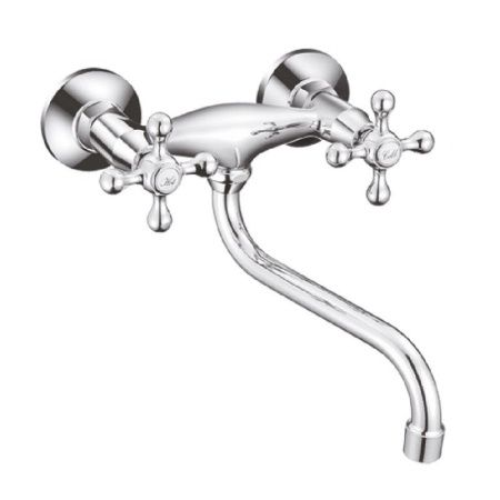 Смеситель для кухни Cron CN4608 настенный хром