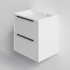 Тумба с раковиной La Fenice SIMPLA TWIN NFNC-01-SIM-B-100-2-3-100 100х50 подвесная цвет белый