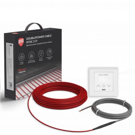 Нагревательный кабель для теплого пола Royal Thermo RTDC 2-17-400 комплект с RTS-16