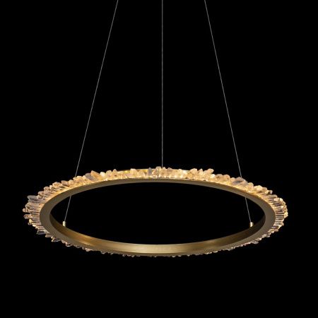 Светильник подвесной Delight Collection Quartz Halo (Куартз Хало) MD20020154-1B satin gold
