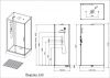 Душевая кабина Acquazzone Bogema 120 120х80 прямоугольная с крышей ориентация универсальная