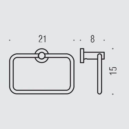 Полотенцедержатель Colombo Plus W4931.GM