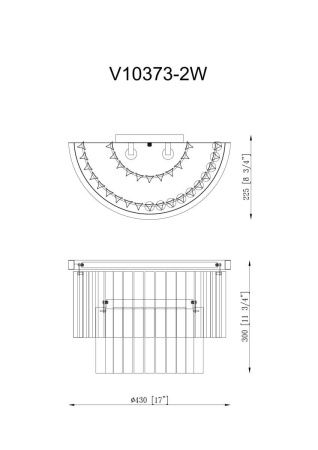 Светильник настенный Moderli AVISTA (АВИСТА) V10373-2W