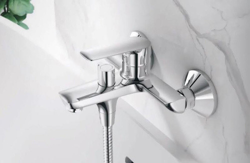 Cмеситель для ванны и душа Haiba HB60563 настенный хром - фото 3 Cмеситель для ванны и душа Haiba HB60563 настенный хром - фото 3