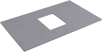 Столешница Allen Brau Priority 1.31009.DG-S 66х41 накладная цвет серый