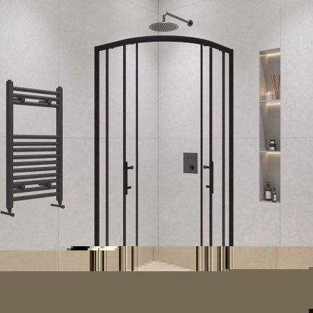 Душевой уголок RGW Passage 02085199-14 90х90 стекло прозрачное профиль черный без поддона