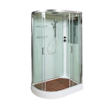 Душевая кабина AvaCan A102R 120х80 асимметричная с крышей ориентация правая
