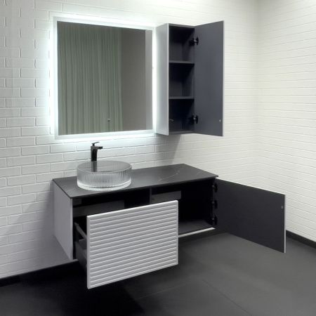 Тумба с раковиной Comforty Геленджик 00-00017877CF 120х50 подвесная цвет белый