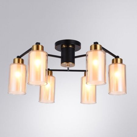 Люстра потолочная Arte Lamp Leo (Лео) A7027PL-6BK