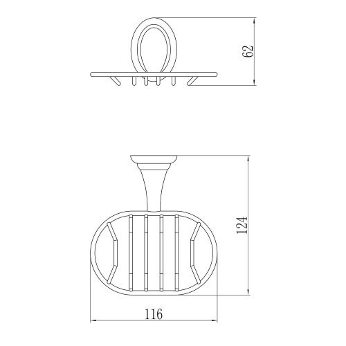 Мыльница Savol S-003132 - фото 3